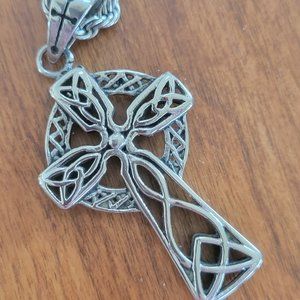 Mens or womans celtic necklace